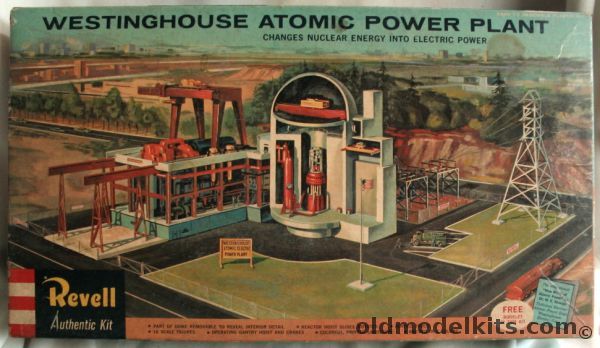 Revell 1/192 Westinghouse Atomic Power Plant with Full Interior - 'S' Kit, H1550-695 plastic model kit